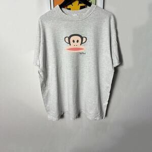 Grey Paul Frank Monkey T-Shirt